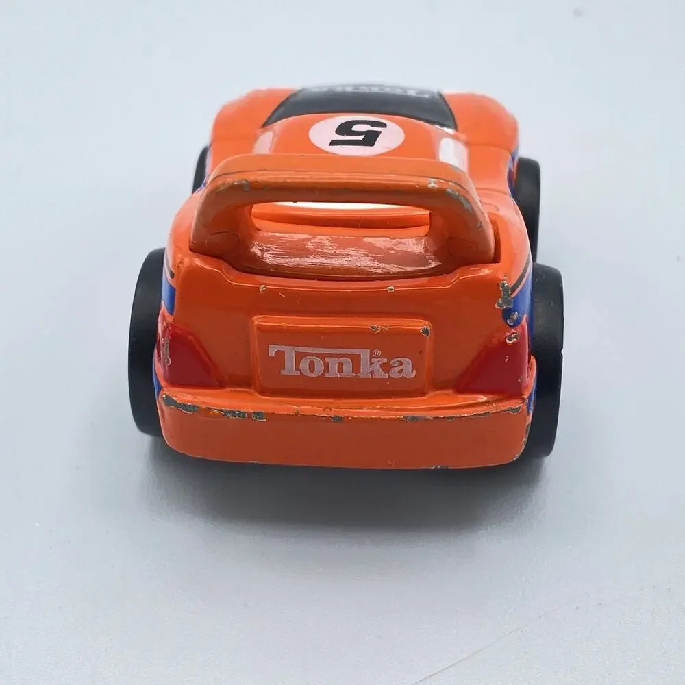 Tonka Maisto Lil' Chuck & Friends #5 Orange Diecast Toy Race Car